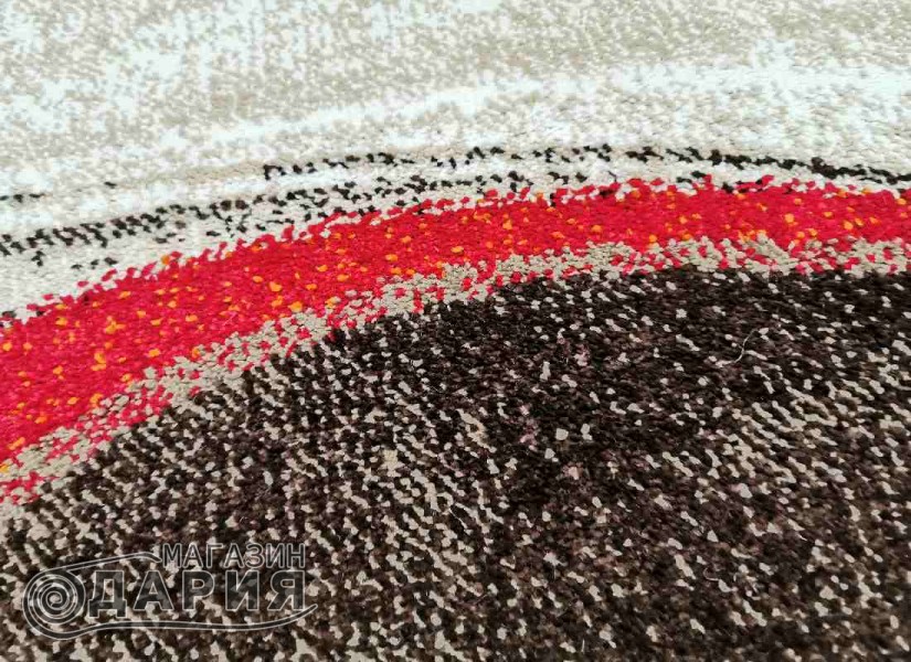Тъкан килим MAGNOLIA 097 d.beige/red